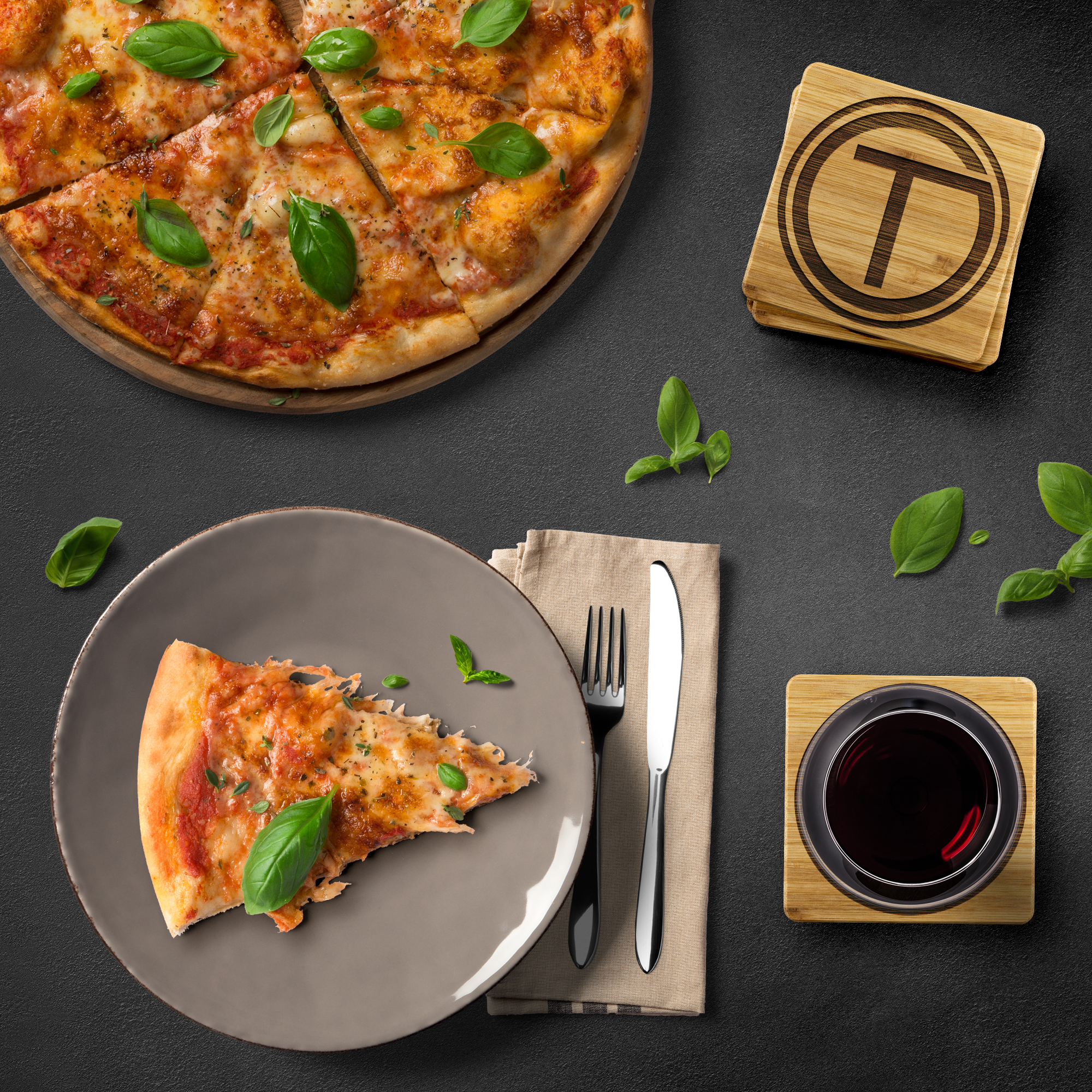 OT 100% Bamboo Coasters - Official Truck Supply